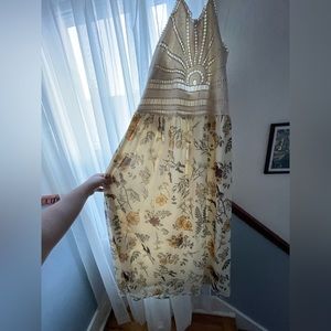 Women’s Maxi Dress with Crochet Top